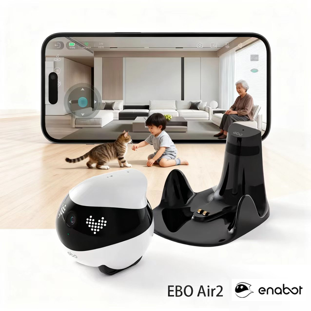 Home Security Robots - Enabot EBO AIR 2, робот-компаньон, 2K,