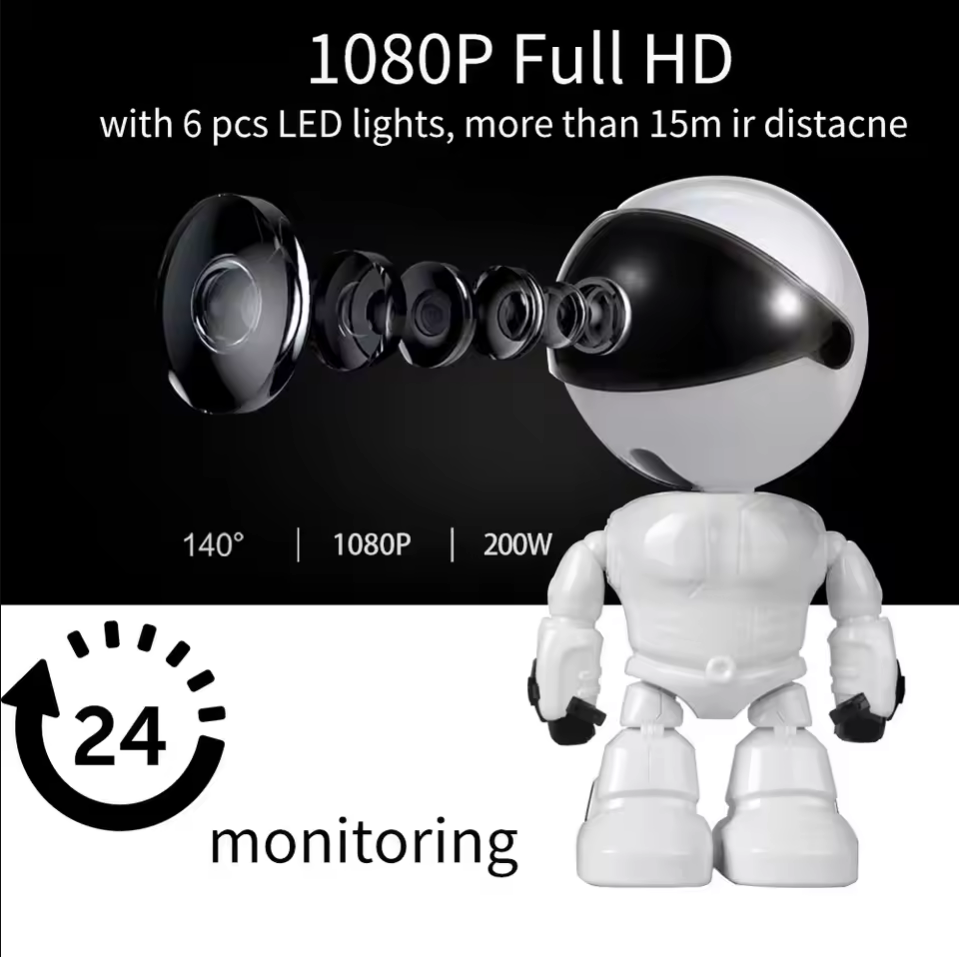 Home Security Robots - Умный робот Wi-Fi IP-камера 1080P HD