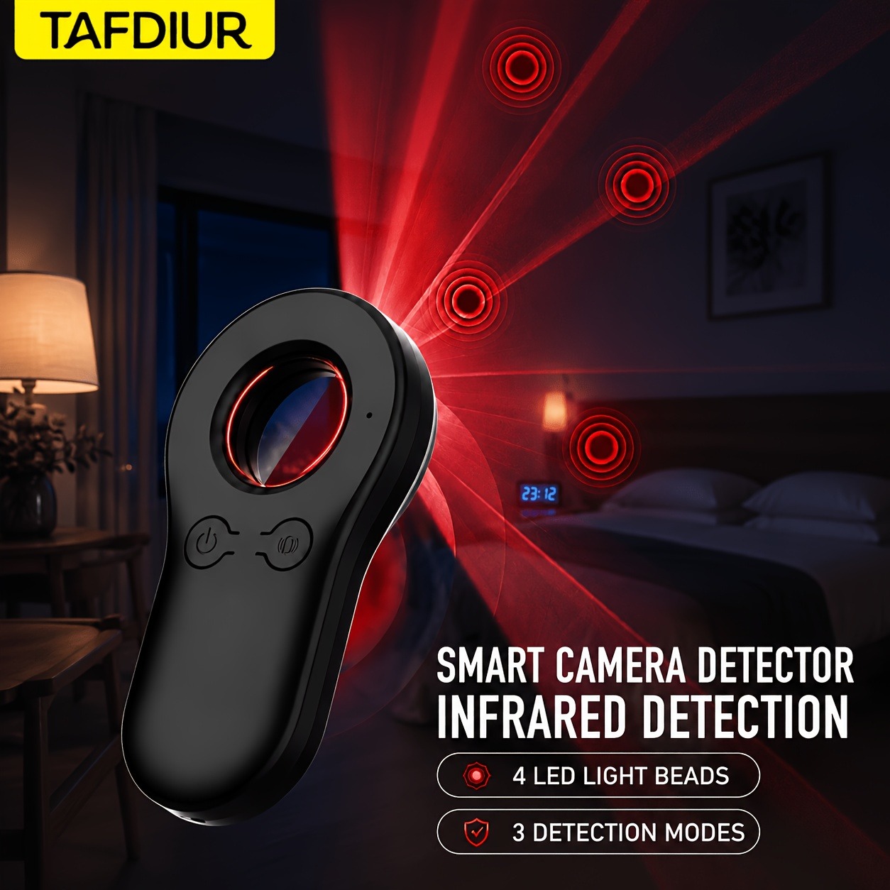 Home Security Front Door Camera - Tafdiur – компактный многофункциональный детектор скрытых