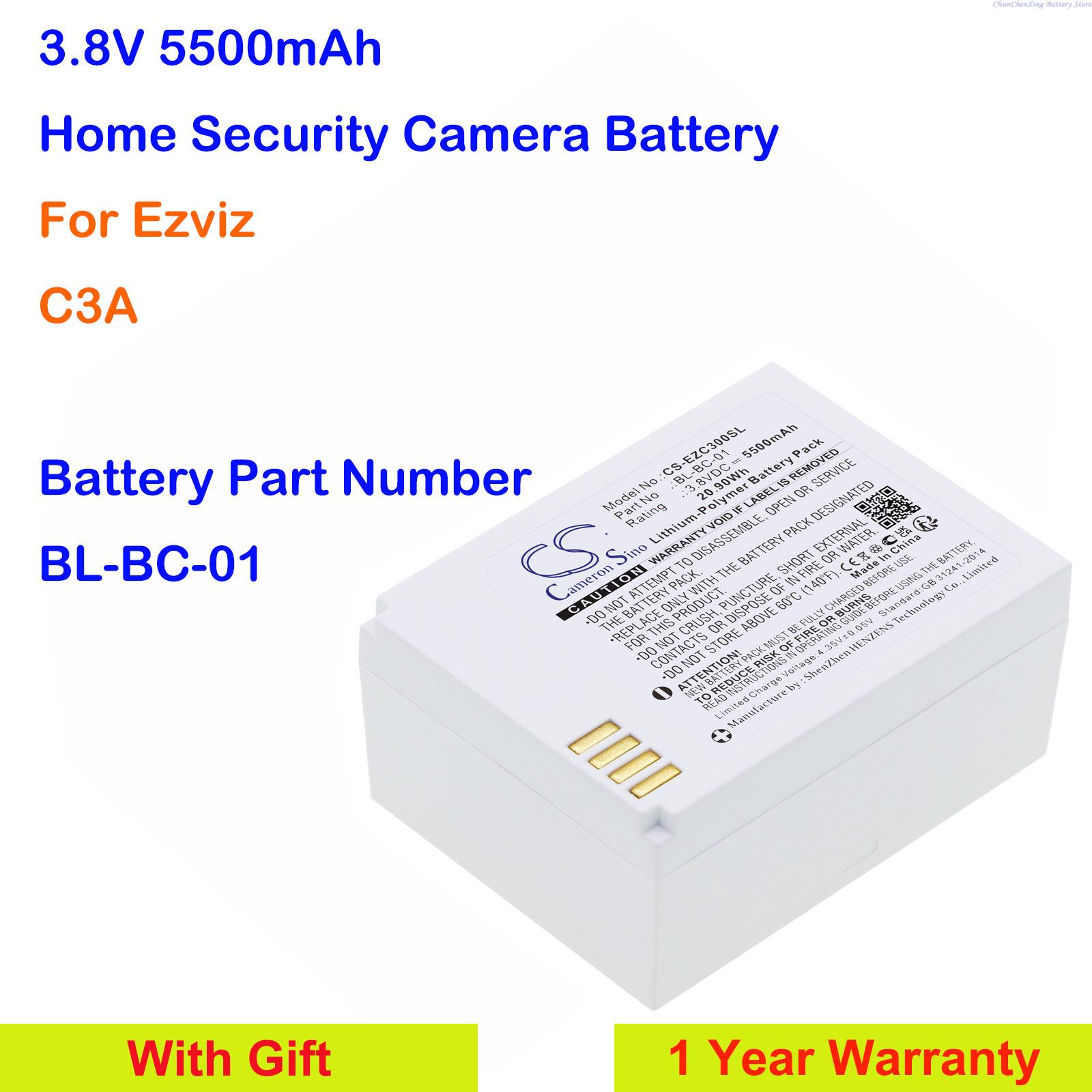 Home Security Battery Replacement - Cameron Sino 3,8 В 5500 мАч