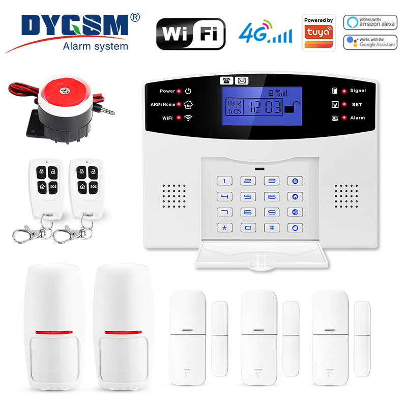 Sim Gsm Alarm - DYGSM Tuya Smart 4G+Wi-Fi система домашней