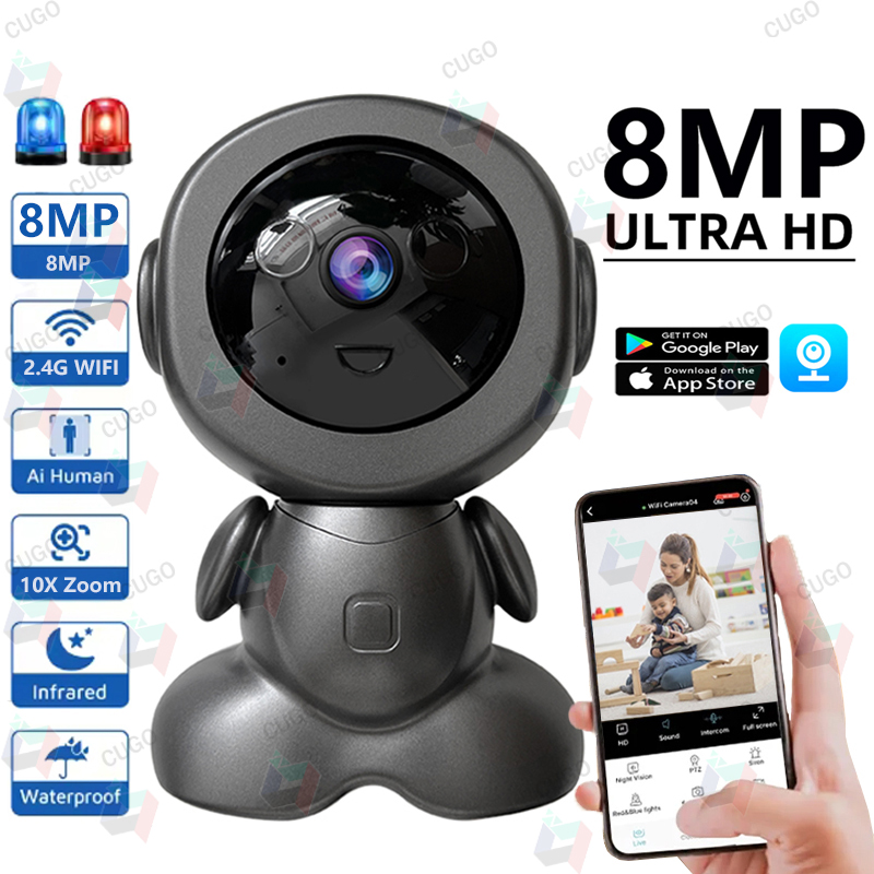 8 МП Wi-Fi PTZ IP-камера для в – обзор и цена Home Security Robots