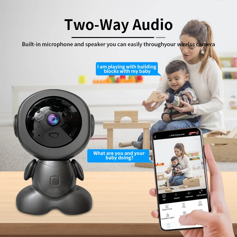 8 МП Wi-Fi PTZ IP-камера для в – обзор и цена Home Security Robots