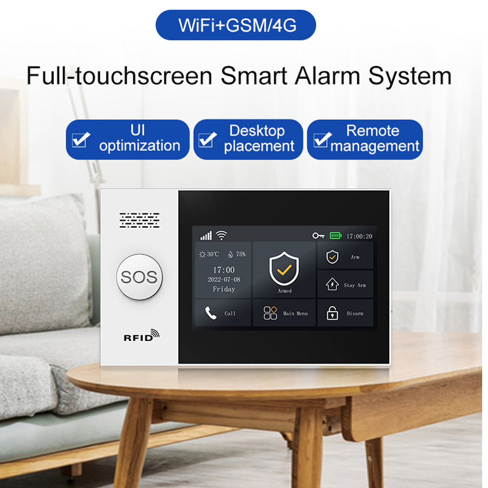 PGST107 4G Tuya умная домашняя – обзор и цена Sim Gsm Alarm