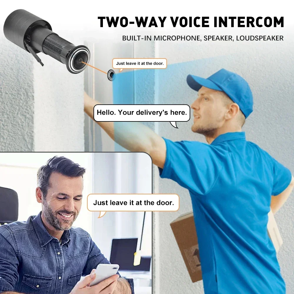 PEGATISAN 2K Wi-Fi Tuya Умный  – обзор и цена Home Security Front Door Camera