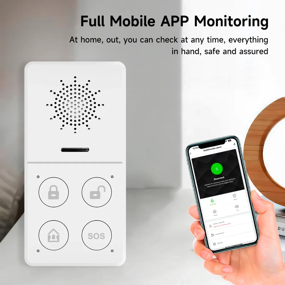 Умная сигнализация Tuya Wi-Fi, – обзор и цена Sim Gsm Alarm
