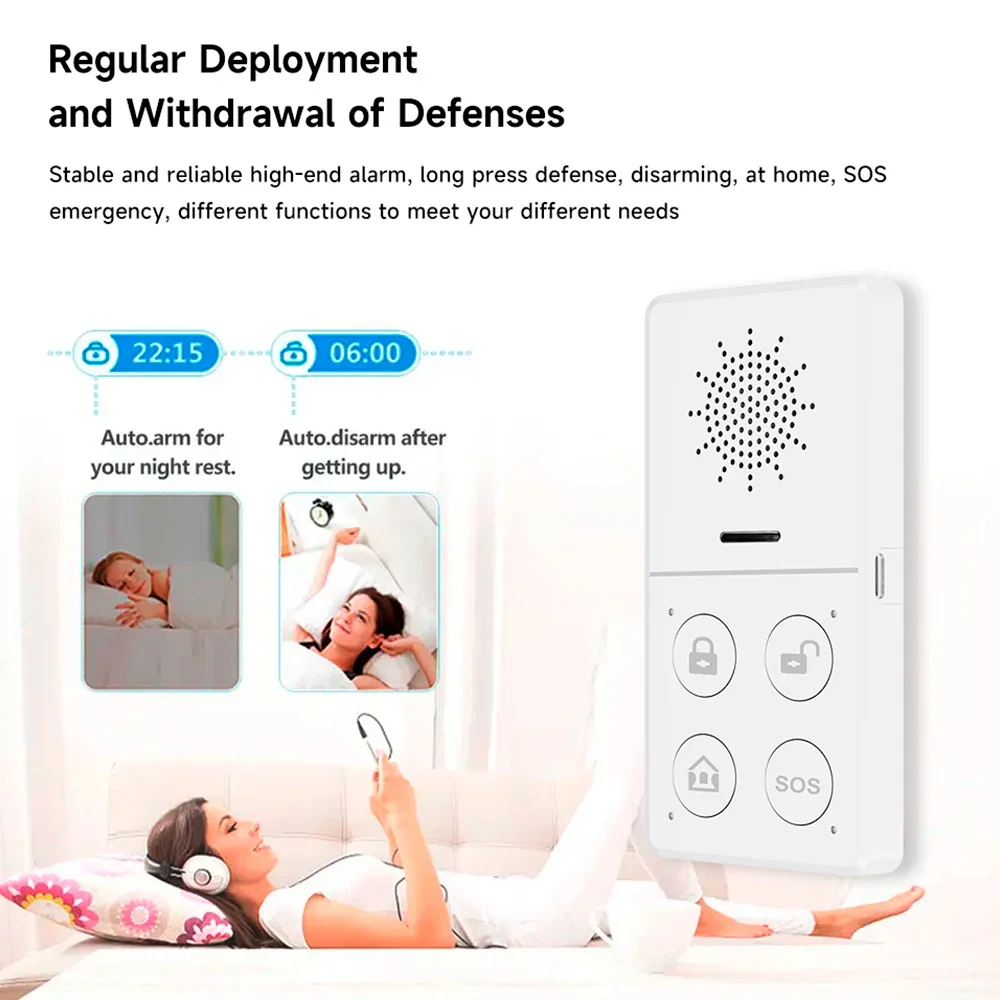 Умная сигнализация Tuya Wi-Fi, – обзор и цена Sim Gsm Alarm