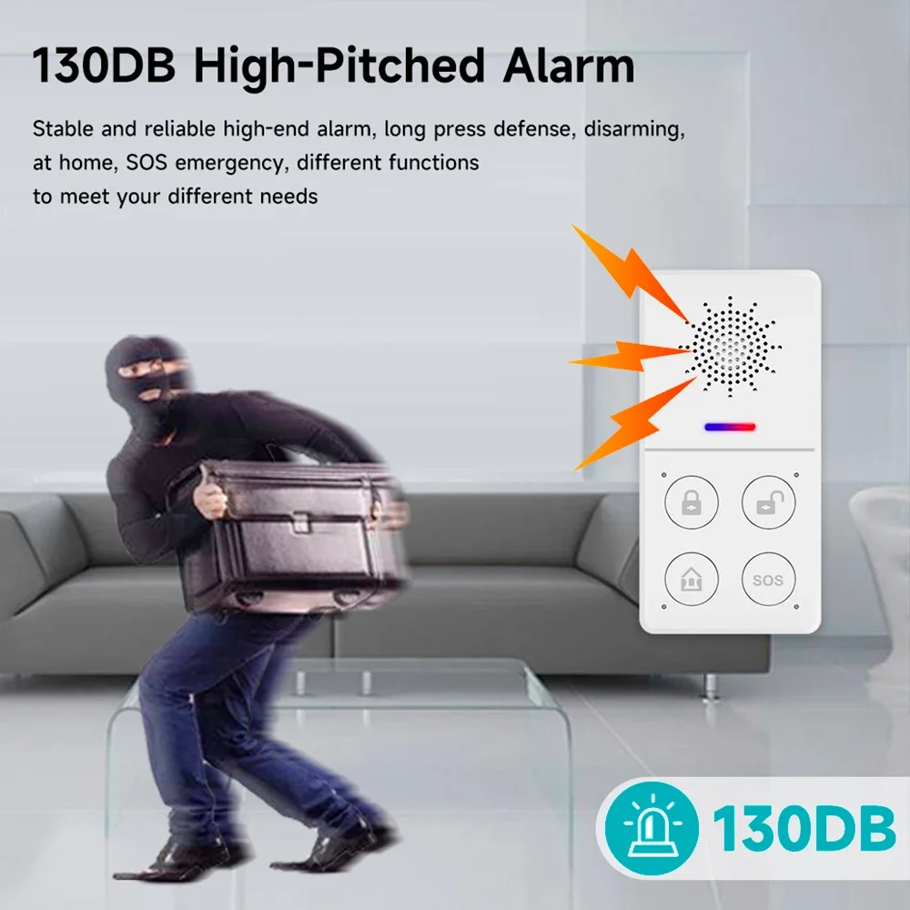 Умная сигнализация Tuya Wi-Fi, – обзор и цена Sim Gsm Alarm