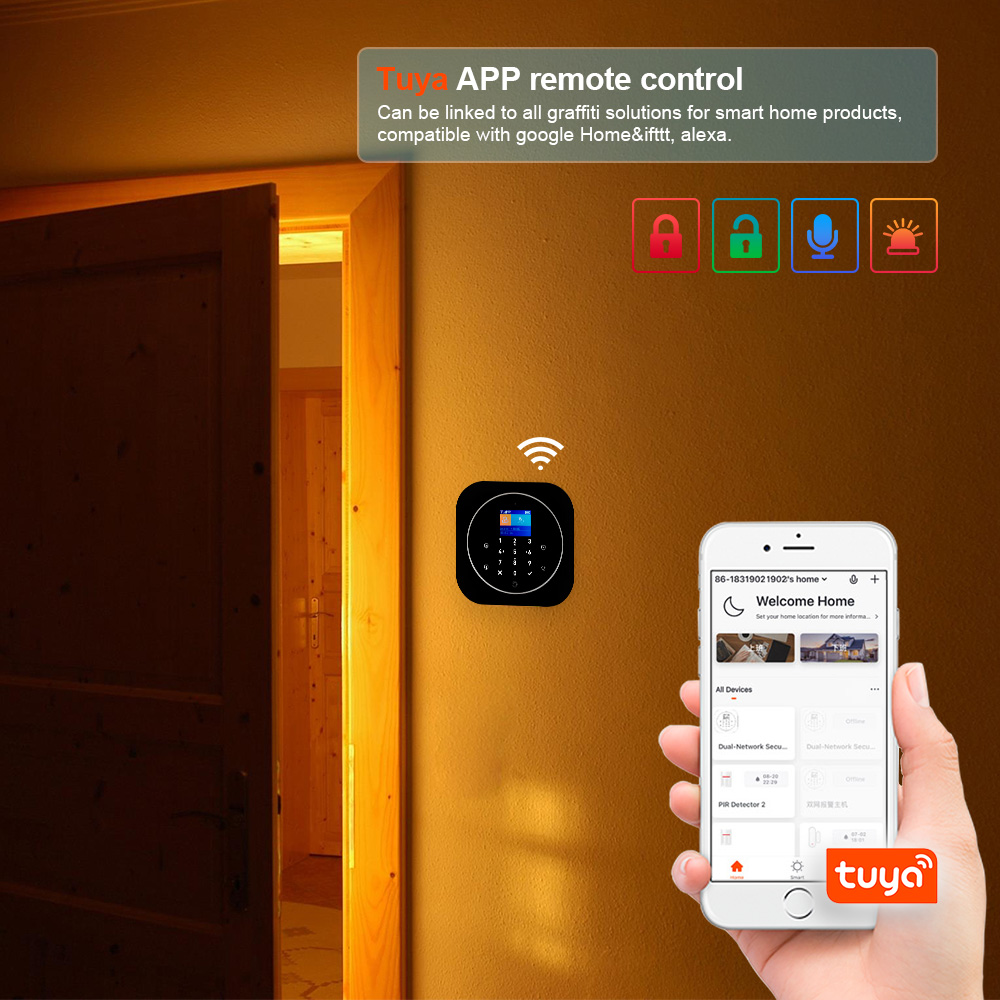 KERUI G12 Беспроводная система – обзор и цена Sim Gsm Alarm